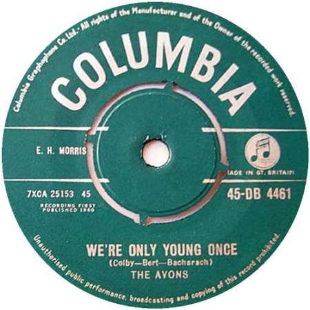 Avons03We re only Young Once Columbia 45 DB 4461.jpg