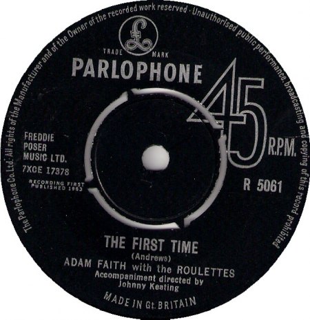 Roulettes07The First Time Parlophone R 5061 mit Adam Faith.jpg