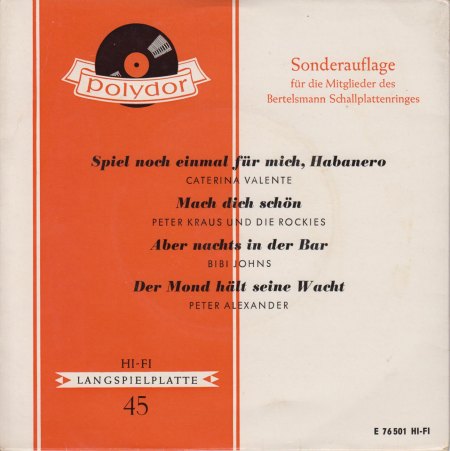 EP - Polydor -Spiel noch einmal für mich. habanero -CV 1-.jpg