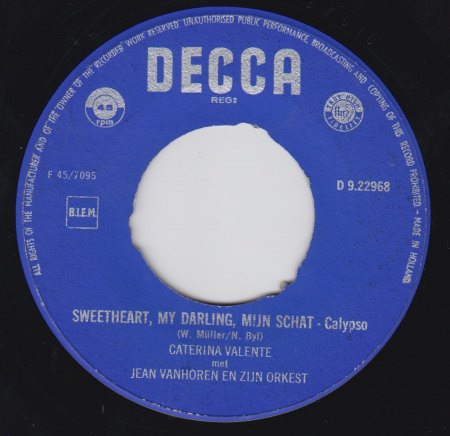 CATERINA VALENTE - Sweetheart, My Darling, Mun Schat -B-.jpg