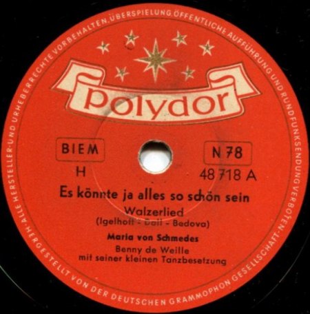 Schmedes,Maria von04Es könnte ja alles so schön sein Polydor H 48718.jpg