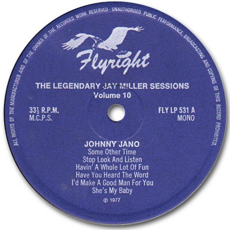 Jano, Johnny - King of Louisana Rockabilly - Flyright LP (3).jpg