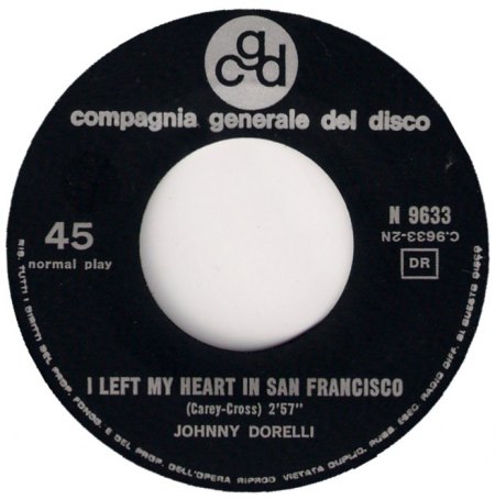 Dorelli,Johnny10I left my Heart in S Francisco GCD N 9633.jpg