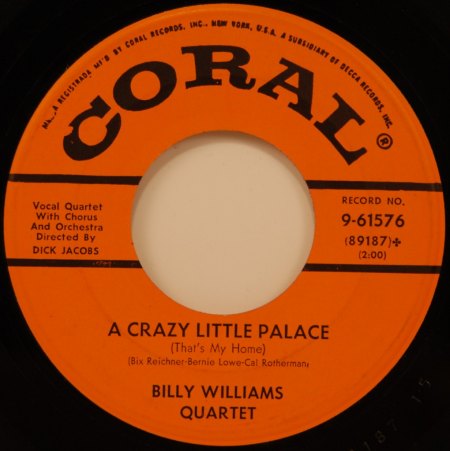 BILLY WILLIAMS QUARTET - A Crazy Little Palace -B1-.jpg