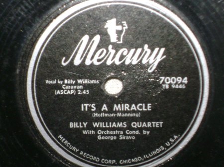 BILLY WILLIAMS QUARTET - It's a miracle -A2-.JPG