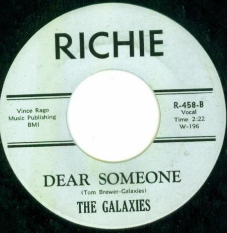 THE GALAXIES - Dear Someone -A-.JPG