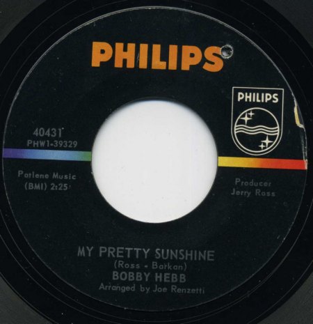 BOBBY HEBB - My Pretty Sunshine -A-.JPG