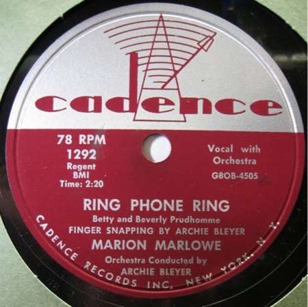 MARION MARLOWE - Ring Phone Ring -A-.JPG