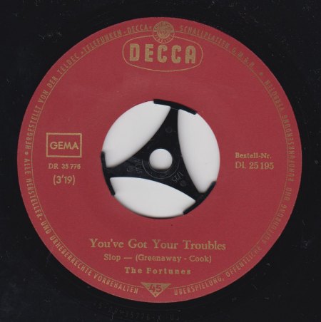 THE FORTUNES - You've got your troubles -A-.jpg