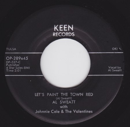 AL SWEATT WITH JOHNNIE CALE &amp; THE VALENTINES - KEEN RECORDS OP-289 A.jpg