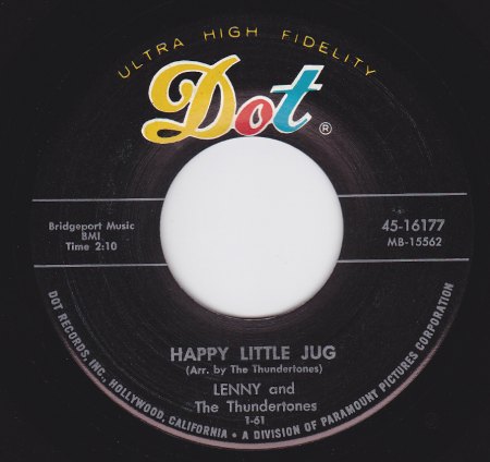 LENNY AND THE THUNDERTONES - DOT 45-16177 A.jpg