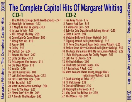 Whiting, Margaret - Complete Capitol Hits DCD - .jpg