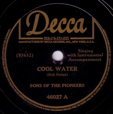 Sons Of The Pioneers0Decca 46027 A.jpg