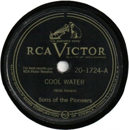 Sons Of The Pioneers02Cool water RCA Victor 20-1724 A.jpg