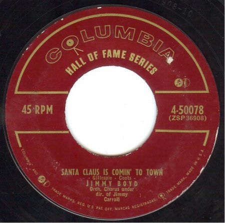 JIMMY BOYD - Santa Claus is comin' to town -B-.jpg