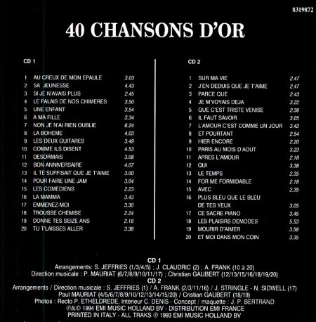 Aznavour, Charles - 40 Chanson d'Or DCD .jpeg