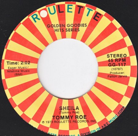 TOMMY ROE - Sheila -A-.JPG