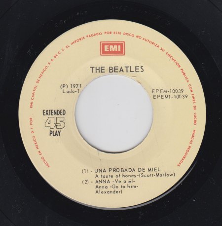 MEX - BEATLES-EP - A Taste of Honey -A2-.jpg