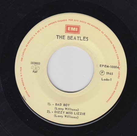 MEX - BEATLES-EP - Bad Boy -A3-.jpg