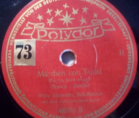 Pagan Love Song21Willy Schneider Polydor H 48196 B.jpg
