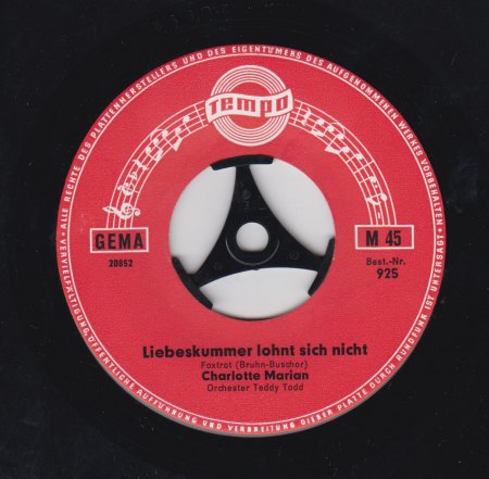 TEMPO NR. 925 B - Charlotte Marian -  Liebeskummer lohnt sich nicht.jpg