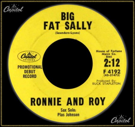 RONNIE &amp; ROY - BIG FAT SALLY_IC#002.jpg