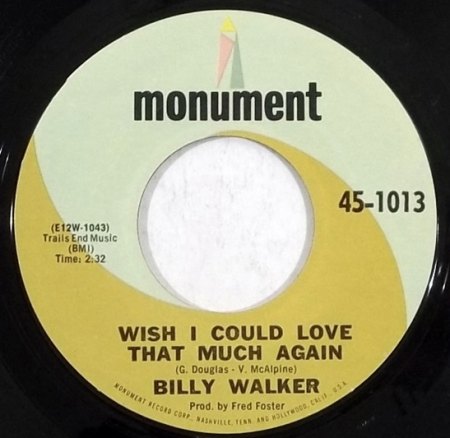 BILLY WALKER - Wish I could ... -B-.JPG