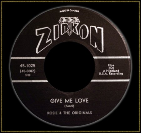 ROSIE &amp; THE ORIGINALS - GIVE ME LOVE_IC#004.jpg