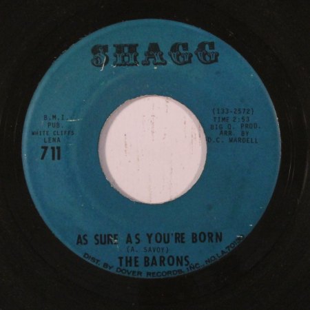 THE BARONS - As sure as you're born -B-.JPG