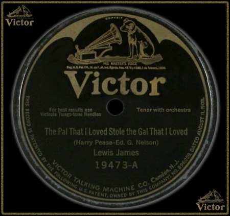 LEWIS JAMES - THE PAL THAT I LOVED STOLE THE GAL THAT I LOVED_IC#002.jpg