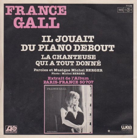 FRANCE GALL - Il jouait... - CV RS -.jpg
