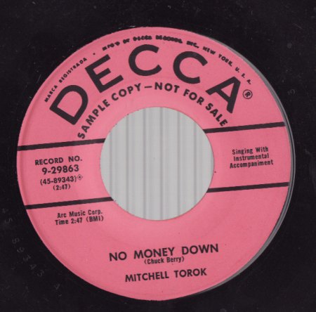 Torok, Mitchell - No money down .jpg