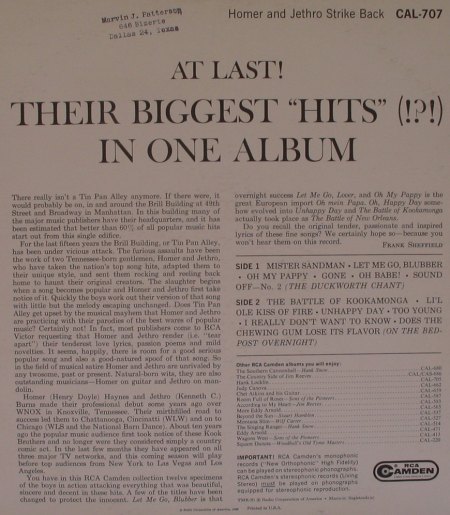 Homer &amp; Jethro - Strike Back - rca 707 1 (2)_Bildgröße ändern.JPG