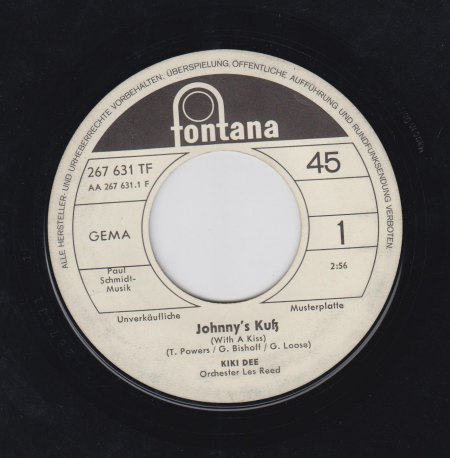 KIKI DEE - Johnny's Kuss - Weissmuster -A-.jpg