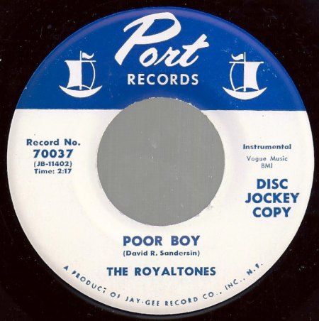 Royaltones - Poor boy.jpeg