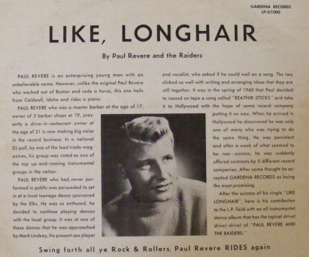 Revere, Paul &amp; the Raiders - Like Longhair (2).JPG
