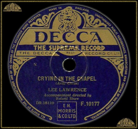 LEE LAWRENCE - CRYING IN THE CHAPEL_IC#002.jpg