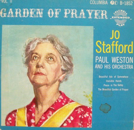 Peace in the valley11Jo Stafford Columbia B-1852.jpg