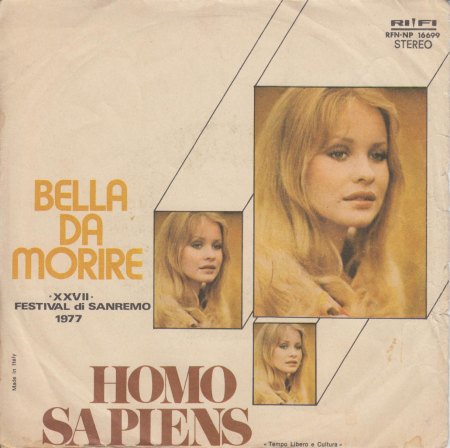 HOMO SAPIENS - Bella da morire - CV VS -.jpg