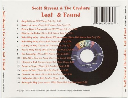 Scott Stevens &amp; The Cavaliers - Lost &amp; Found - BC.JPG