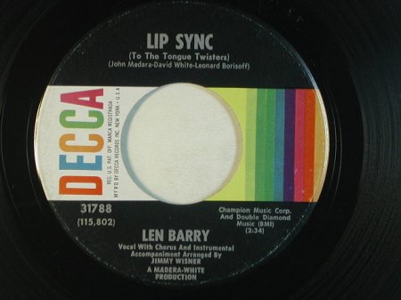 LEN BARRY - Lips Sync -A-.jpg