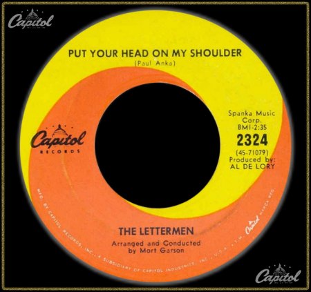 LETTERMEN - PUT YOUR HEAD ON MY SHOULDER_IC#002.jpg