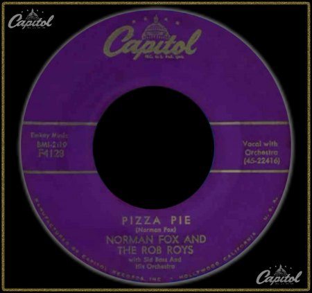 NORMAN FOX &amp; THE ROB ROYS - PIZZA PIE_IC#002.jpg