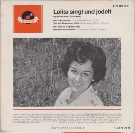 EP - LOLITA - ...singt und jodelt - CV RS -.jpg