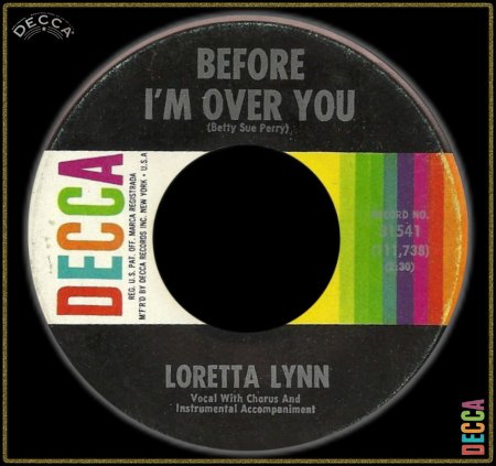 LORETTA LYNN - BEFORE I'M OVER YOU_IC#002.jpg