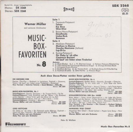 WERNER MÜLLER - Musik-Box-Favoriten Nr. 8 - CV RS -.jpg