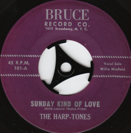 The Harp-Tones - Sunday Kind Of Love.jpg