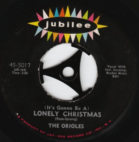 The Orioles - (It's Gonna Be A) Lonely Christmas.jpg