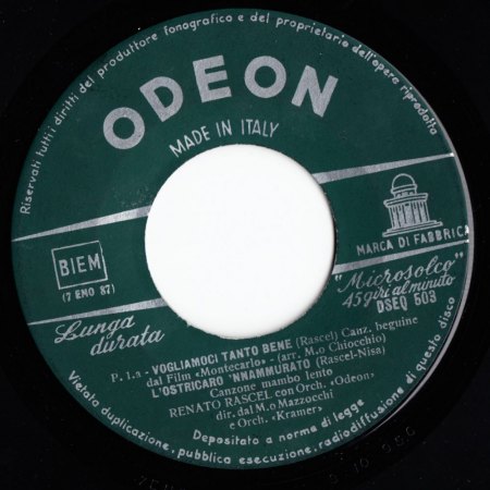 09 - Renato Rascel - Label lato A verde.jpg