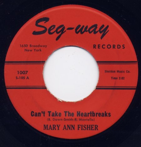 MARY ANN FISHER - Can't take the heartbreaks -A-.JPG